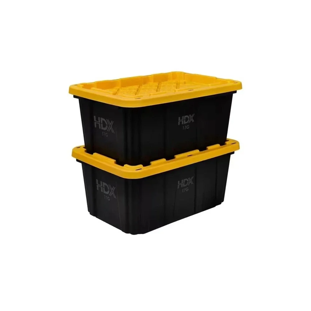 Quantity (2)  HDX  - 6.5 Qt - Small Storage Tough Totes - Great for Hobbies